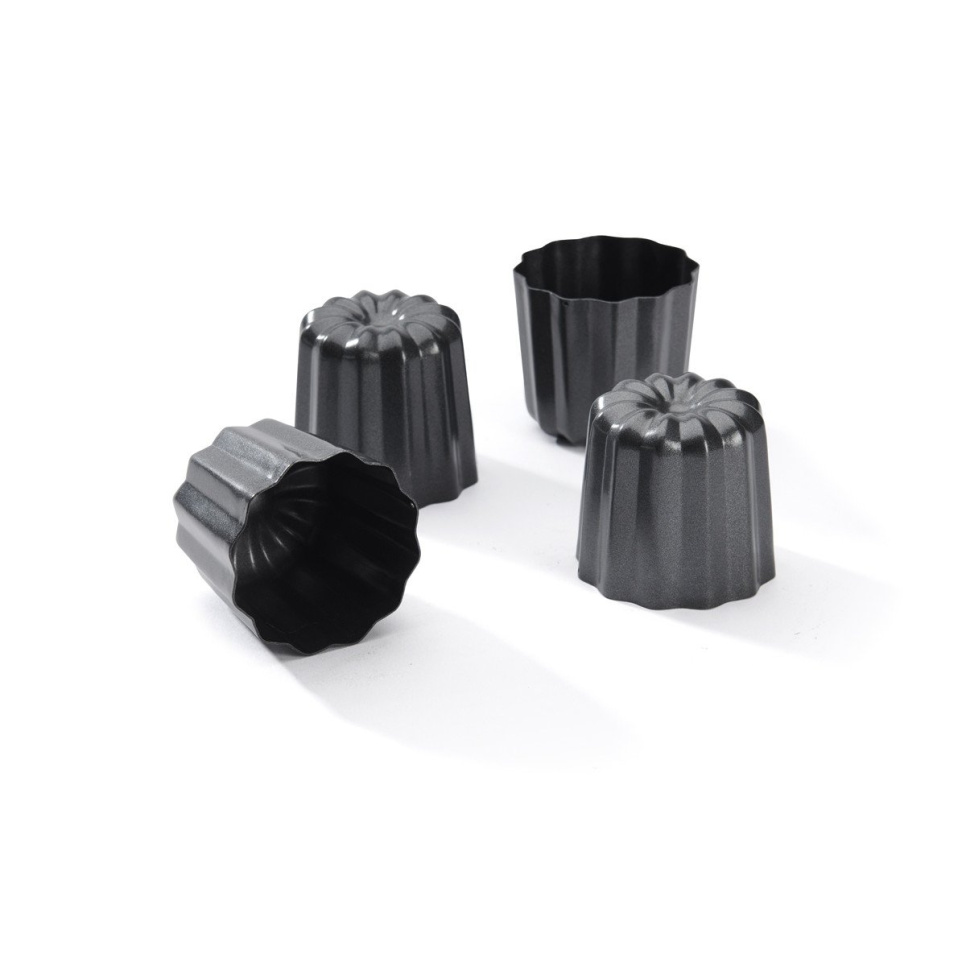 Kanelimuotit, tarttumattomat, 4-pack - de Buyer ryhmässä @ KitchenLab (1602-32810)