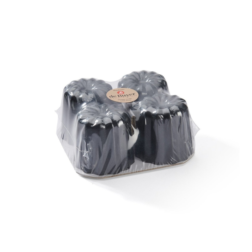 Kanelimuotit, tarttumattomat, 4-pack - de Buyer