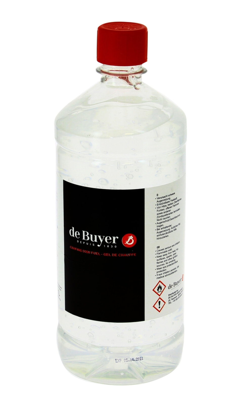 Polttogeeli, alkoholigeeli, 1 L - de Buyer ryhmässä Kattaus / Muuta kattaukseen & tarjoiluun @ KitchenLab (1602-32814)