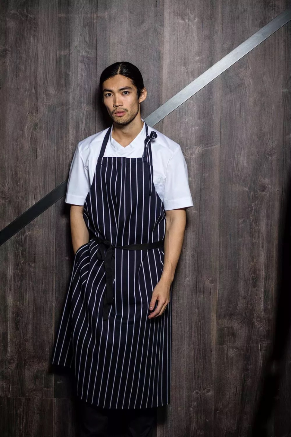 Förkläde 4334, 90x110, marin/vit - Segers Förkläde 4334, 90x110, marin/vit - Segers