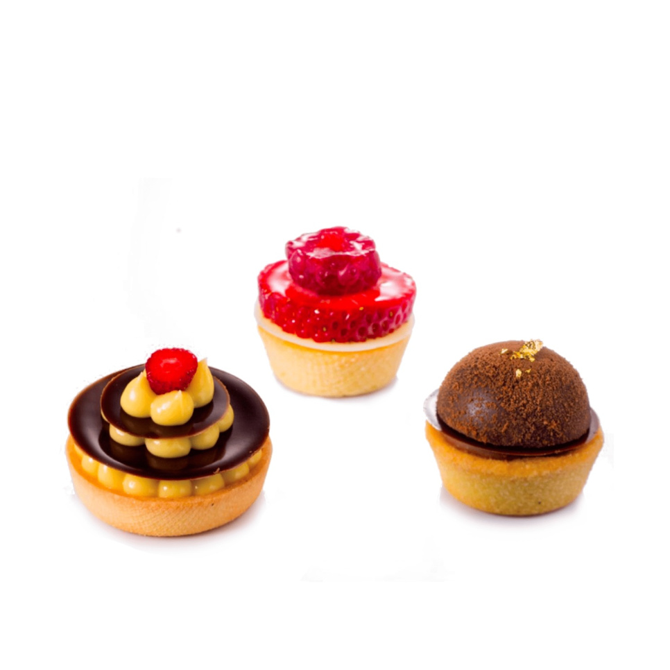 Mikrorei\'itetty silikonimuotti, 2 kpl, pyöreä, 20 kpl - Martellato