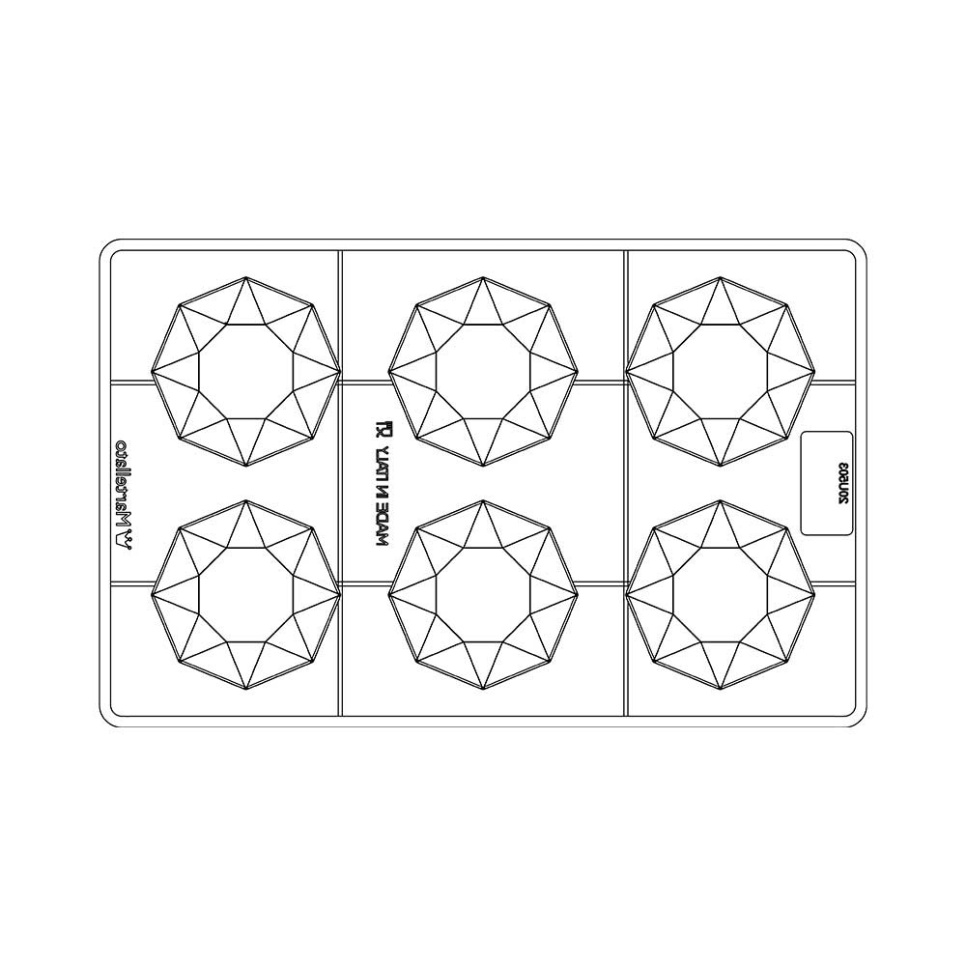 Jalusta suklaamunien kiinnitykseen (20U503) - Martellato Jalusta suklaamunien kiinnitykseen (20U503) - Martellato