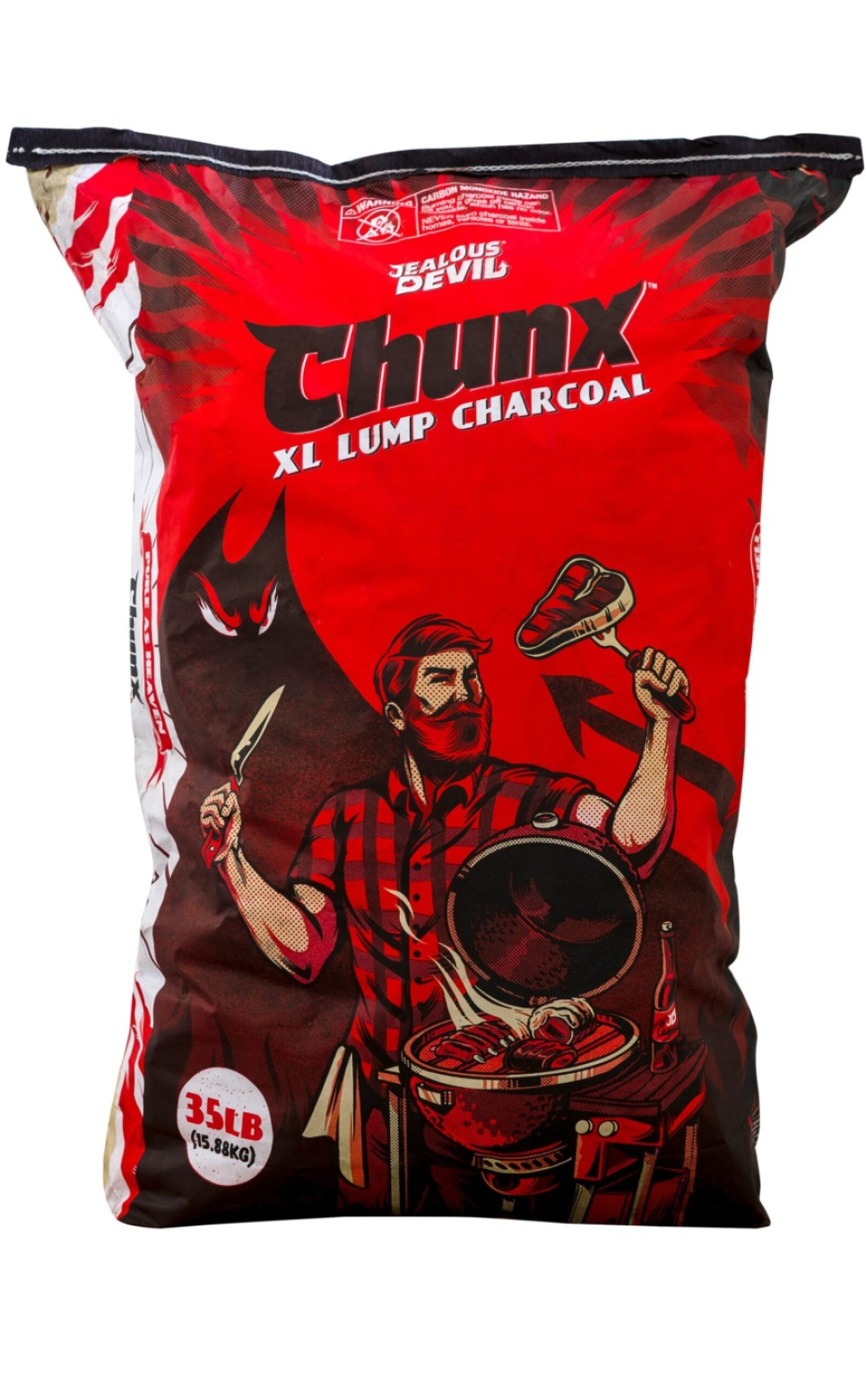 Grillkul, Chunx XL - Hardwood Lump Charcoal, 15,88 kg - Jealous Devil ryhmässä Grillit, Liedet & Uunit / Grillihiilet & briketit @ KitchenLab (1738-26837)