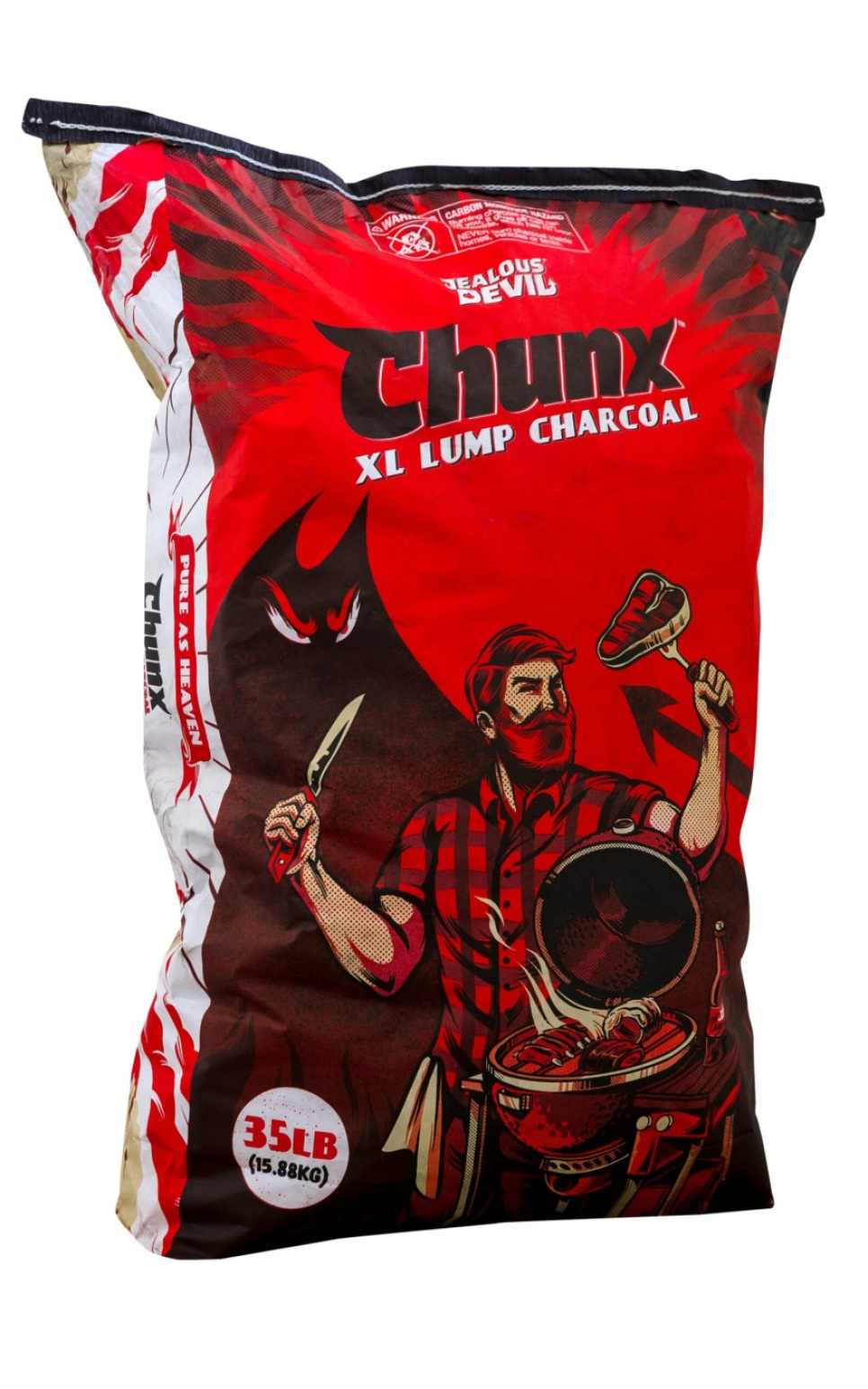 Grillkul, Chunx XL - Hardwood Lump Charcoal, 15,88 kg - Jealous Devil
