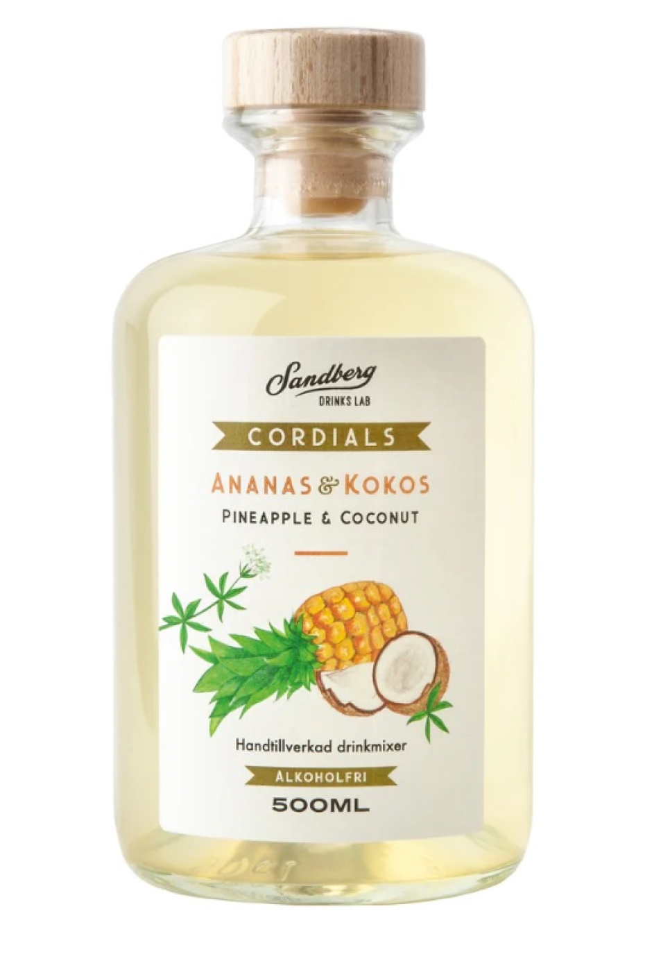 Cordials, ananas ja kookos - Sandberg Drinks Lab ryhmässä Baari & Viini / Baaritarvikkeet / Muut baaritarvikkeet @ KitchenLab (1821-27047)