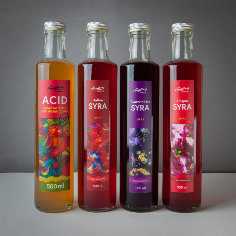 Mustaherukkahappo, 500 ml - Sandberg Drinks Lab Mustaherukkahappo, 500 ml - Sandberg Drinks Lab