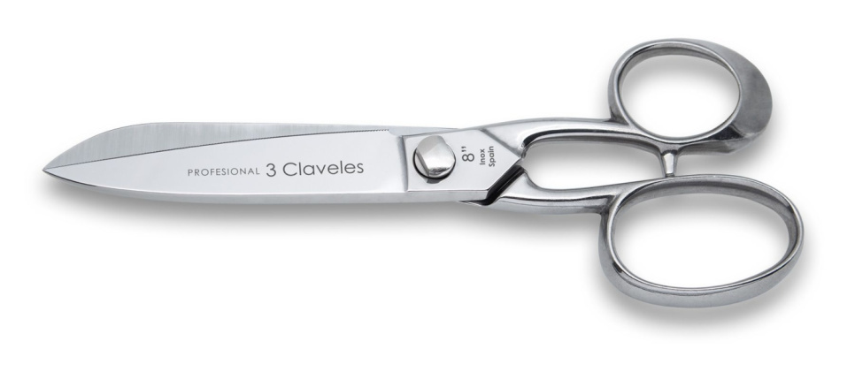 Ruostumattomasta teräksestä valmistetut keittiösakset, Professional - 3 Claveles - 20 cm ryhmässä Ruoanlaitto / Keittiövälineet / Sakset @ KitchenLab (1824-18823)
