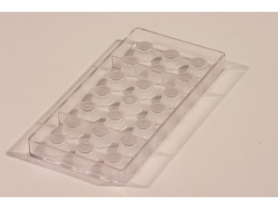 Praliinimuotti Pyöreä uritettu, 21 konvehtia – Pavoni