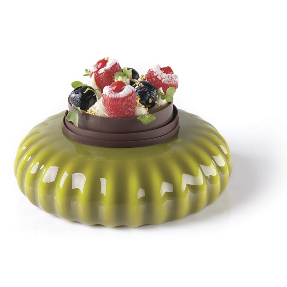 Kakun muoto silikoni 3D -kakku, Ke053, Plissée Mini, Ø14,5 cm - Pavoni ryhmässä Leipominen / Leivontavuoat / Silikonivuoat @ KitchenLab (1827-27475)