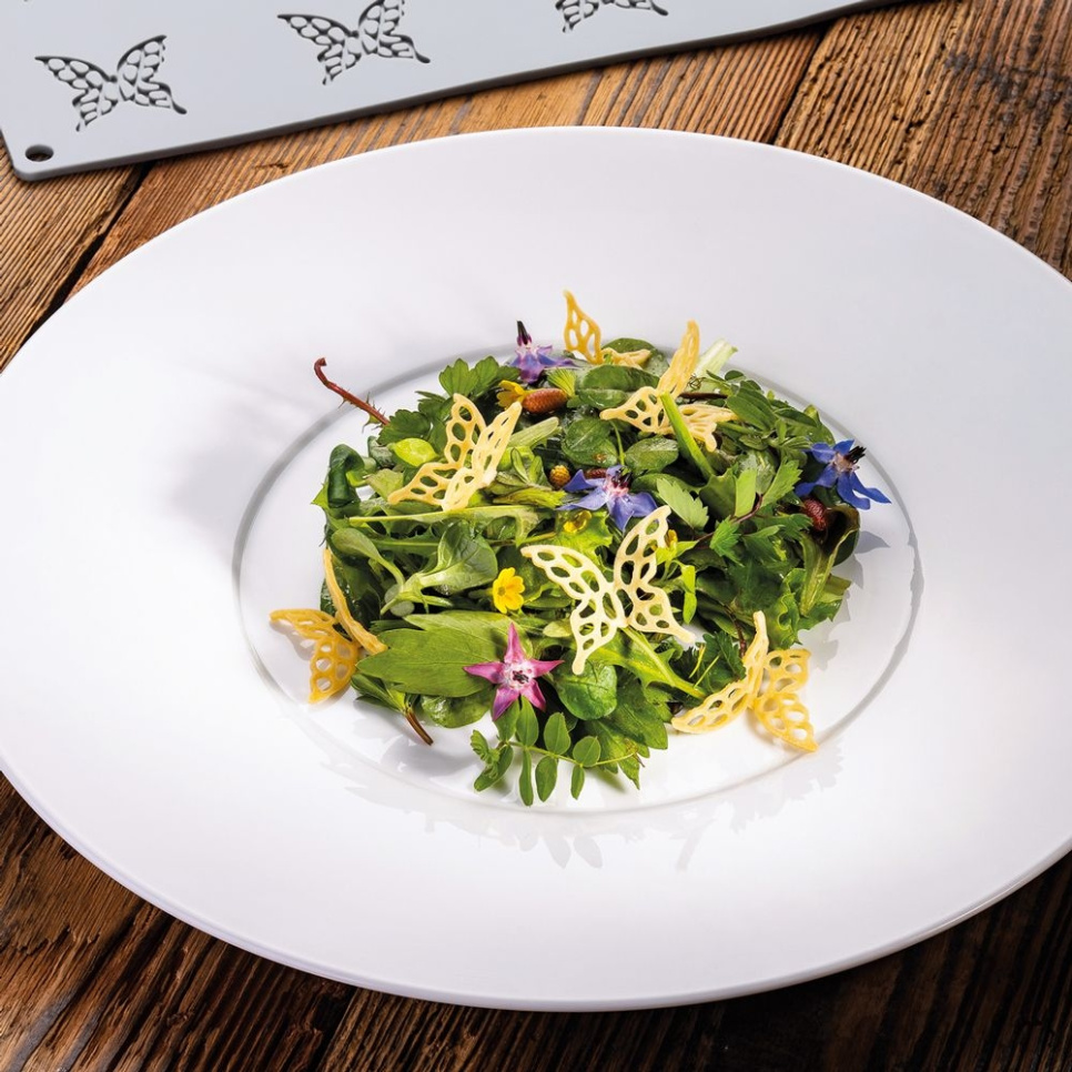 Silikonimuoto Tuile GG051: lle, pieni perhonen, gourmand - Pavoni Silikonimuoto Tuile GG051: lle, pieni perhonen, gourmand - Pavoni