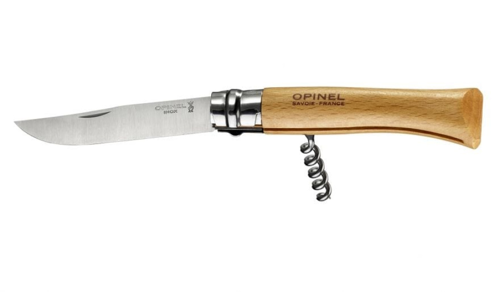 Korkkiruuvi veitsellä - Opinel ryhmässä Ruoanlaitto / Keittiövälineet / Korkkiruuvit, korkki- ja tölkinavaajat @ KitchenLab (1861-22658)