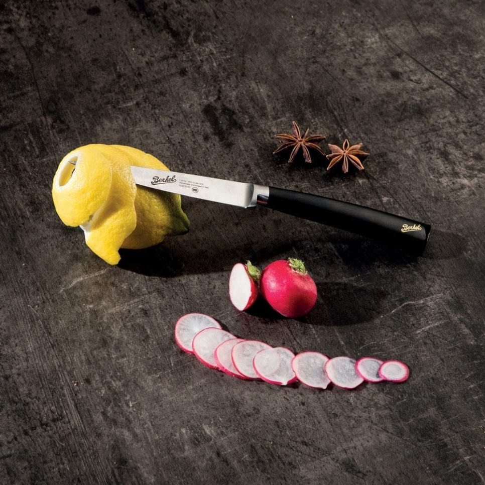 Luunpoistoveitsi, 16 cm, Elegance Glossy Black - Berkel