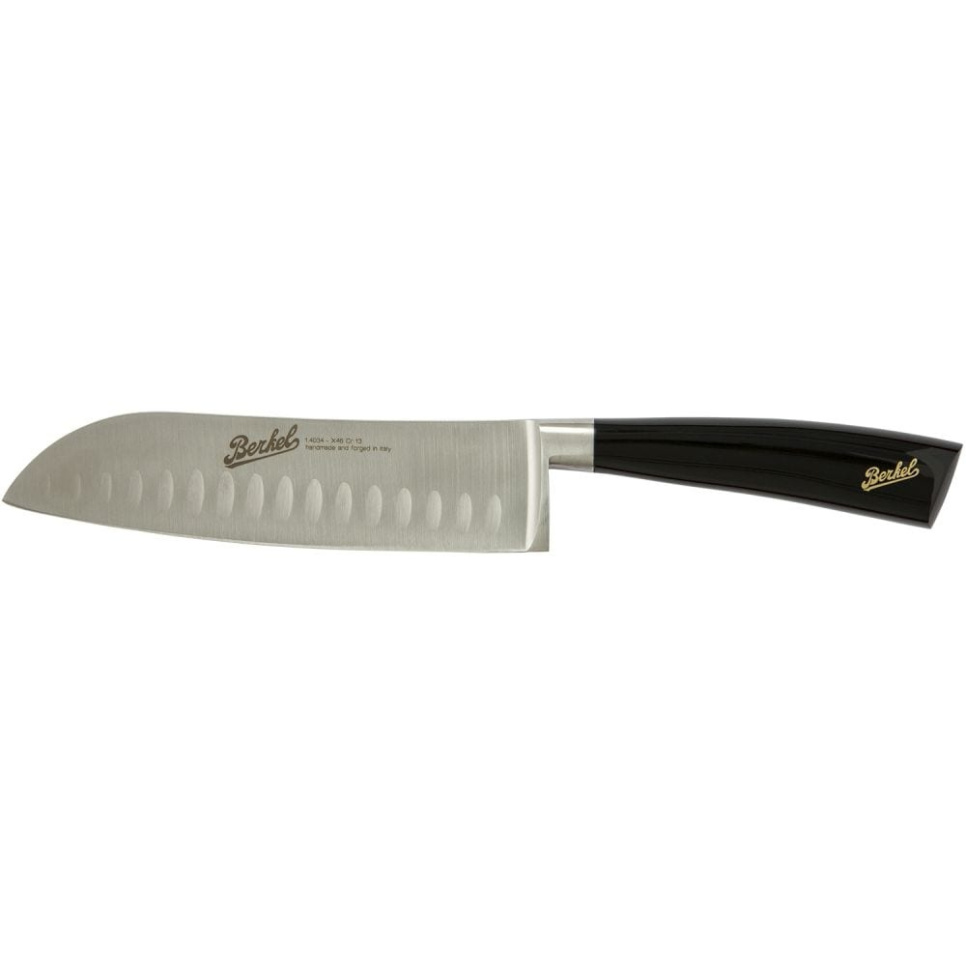 Santoku-veitsi, 18 cm, Elegance Glossy Black - Berkel ryhmässä Ruoanlaitto / Keittiöveitset / Santoku-veitset @ KitchenLab (1870-23953)