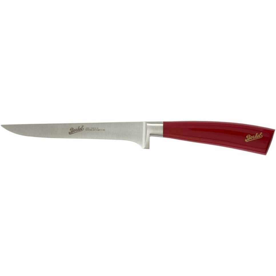 Luunpoistoveitsi, 16 cm, Elegance Red - Berkel ryhmässä Ruoanlaitto / Keittiöveitset / Boning-veitset @ KitchenLab (1870-23964)