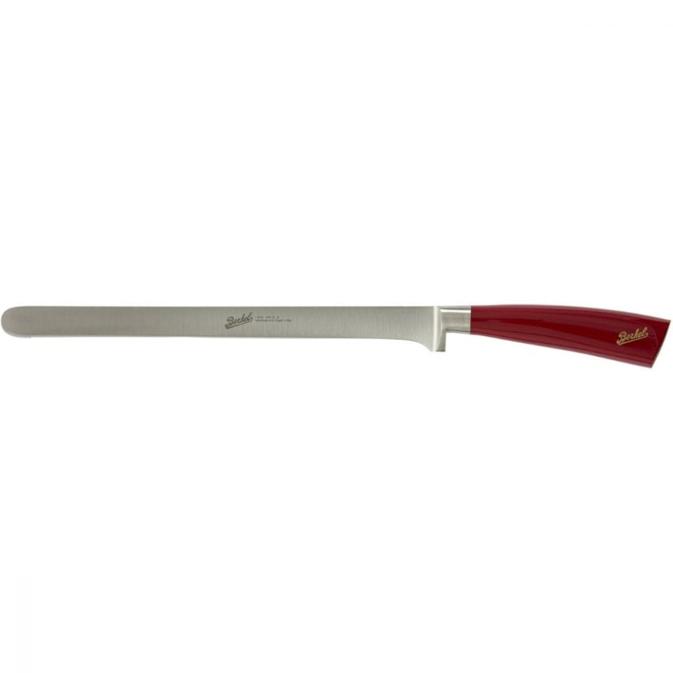 Kinkkuveitsi, 26 cm, Elegance Red - Berkel ryhmässä Ruoanlaitto / Keittiöveitset / Lohi- ja kinkkuveitset @ KitchenLab (1870-23967)