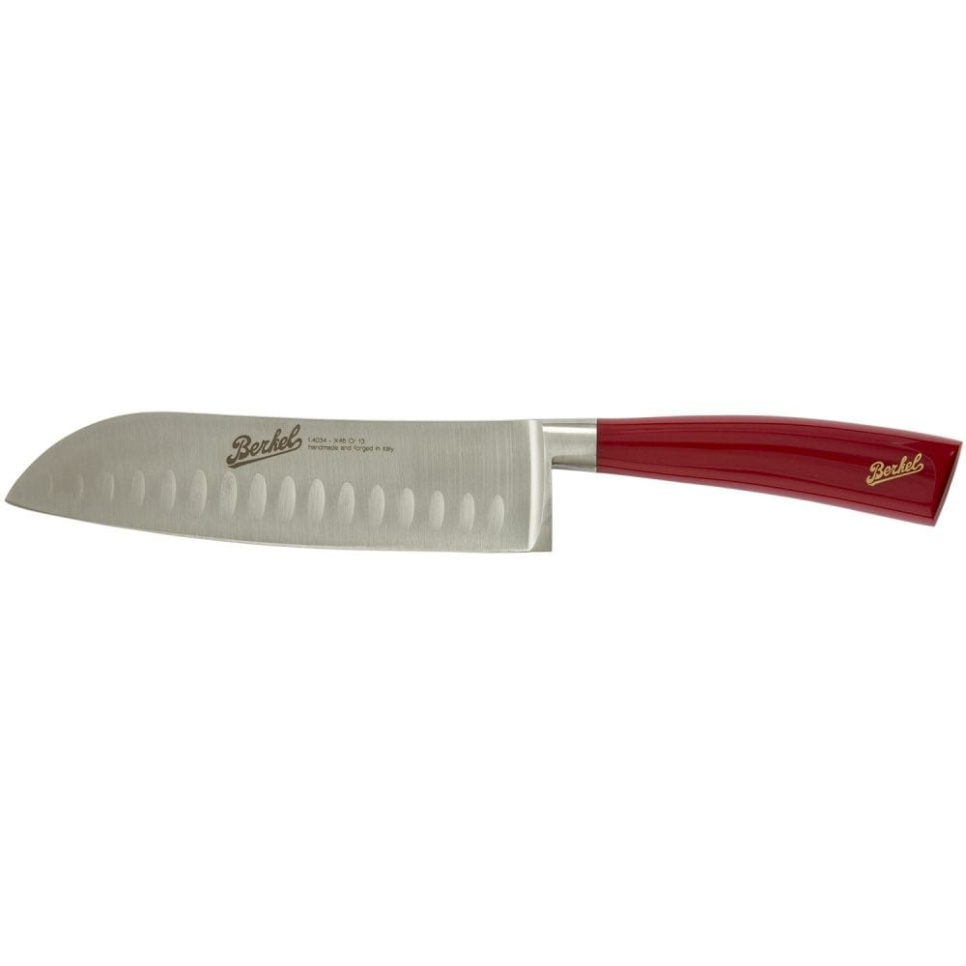 Santoku-veitsi, 18 cm, Elegance Red - Berkel ryhmässä Ruoanlaitto / Keittiöveitset / Santoku-veitset @ KitchenLab (1870-23970)