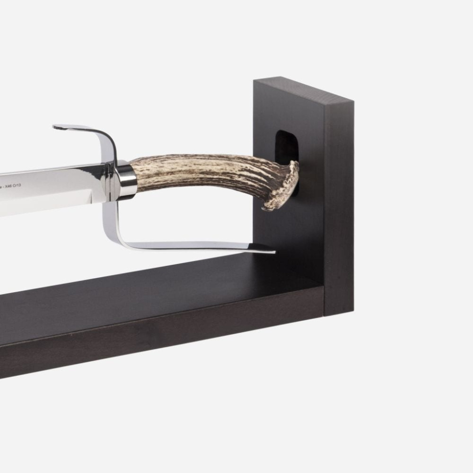 Samppanjasapeli puisella telineellä, 52 cm, Elegance Deer Horn - Berkel