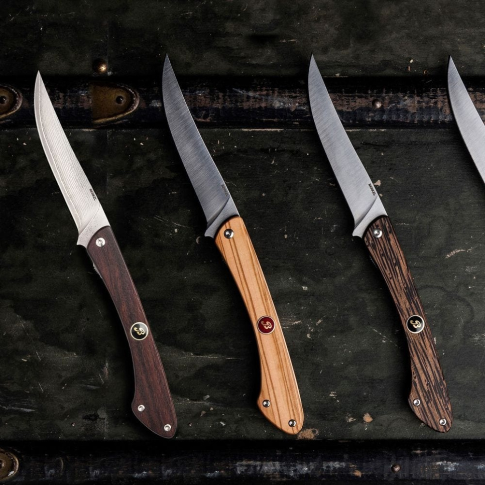 Taittoveitsi, 12 cm, oliivipuukahvalla - Berkel