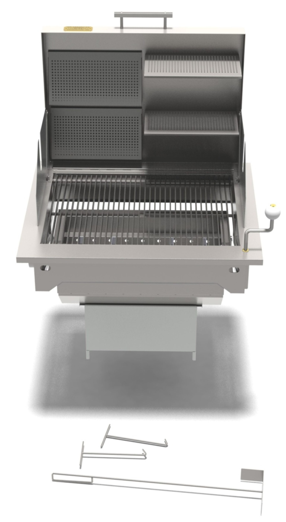 Hiiligrilli, ruostumaton teräs - Mälarögrillen Hiiligrilli, ruostumaton teräs - Mälarögrillen