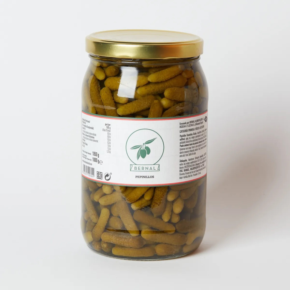 Kurkut / Pepinillos , 1,1 kg - Bernal ryhmässä Ruoanlaitto / Tuontituotteet @ KitchenLab (1971-32721)
