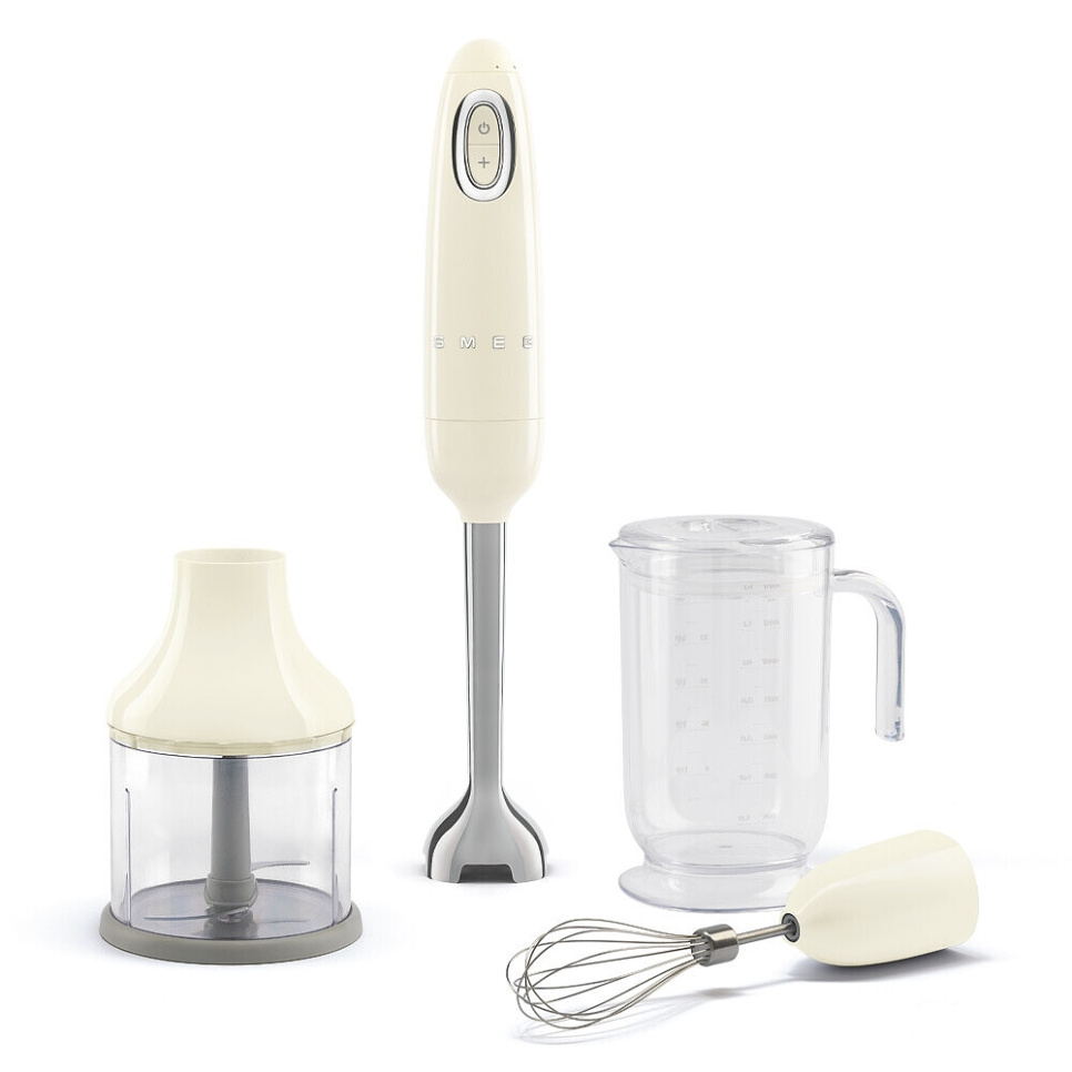 Sauvasekoitin lisävarustepaketilla, Creme - Smeg ryhmässä Keittiökoneet / Sekoita & Pilko / Sauvasekoittimet @ KitchenLab (1984-24906)