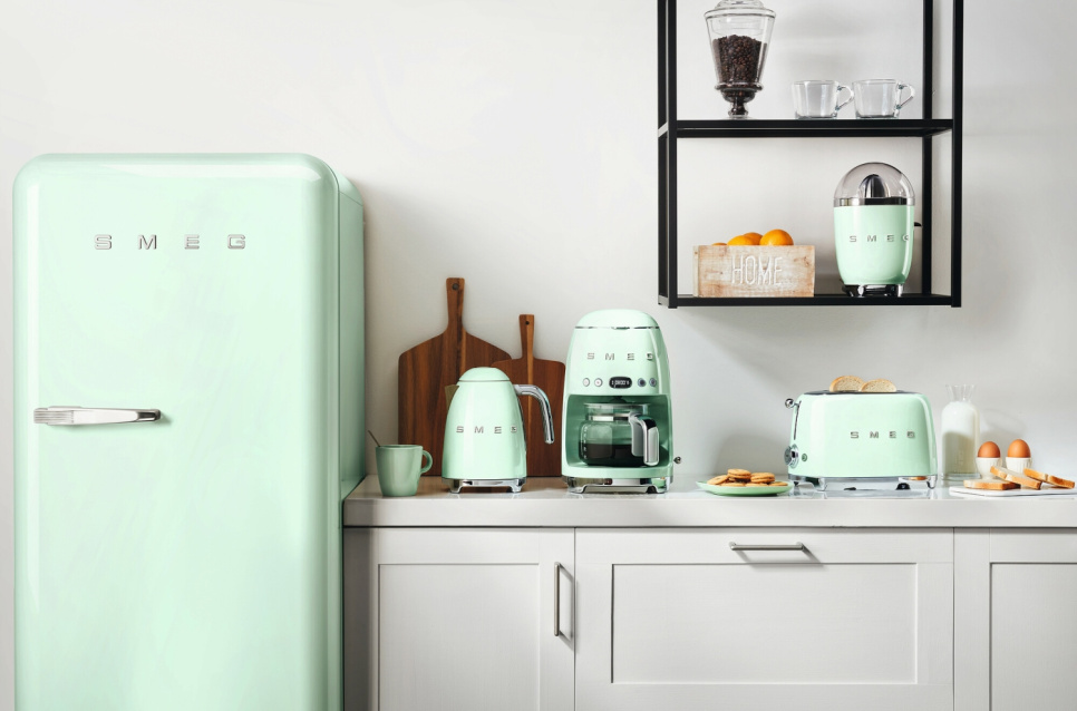Kahvinkeitin, pastellivihreä - Smeg