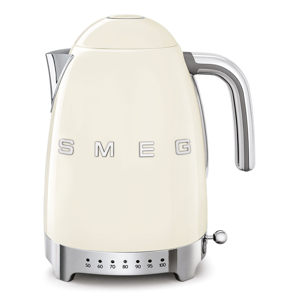 Vedenkeitin lämpötilan säädöllä, Creme - Smeg ryhmässä Keittiökoneet / Kuumenna & kypsennä / Vedenkeittimet @ KitchenLab (1984-24972)