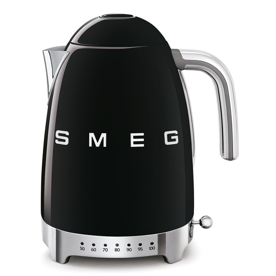 Vedenkeitin lämpötilan säädöllä, musta - Smeg ryhmässä Keittiökoneet / Kuumenna & kypsennä / Vedenkeittimet @ KitchenLab (1984-24973)