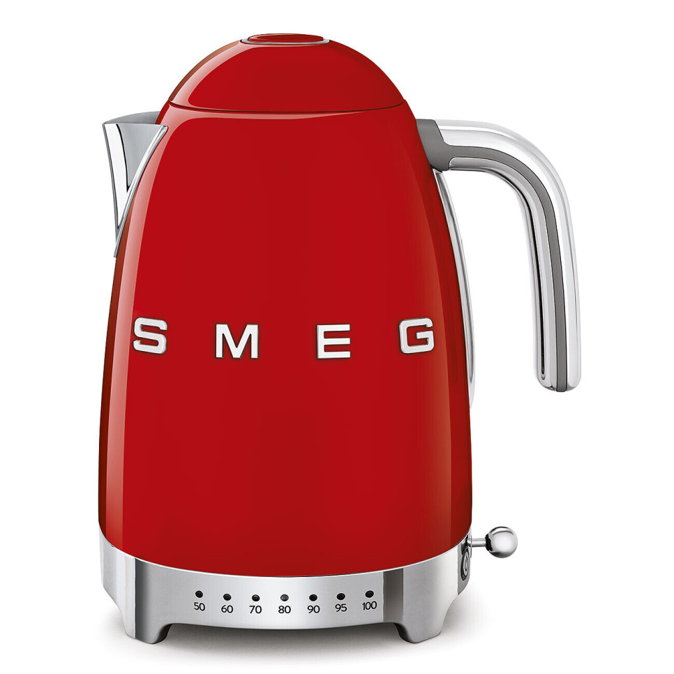 Vedenkeitin lämpötilan säädöllä, punainen - Smeg ryhmässä Keittiökoneet / Kuumenna & kypsennä / Vedenkeittimet @ KitchenLab (1984-24974)