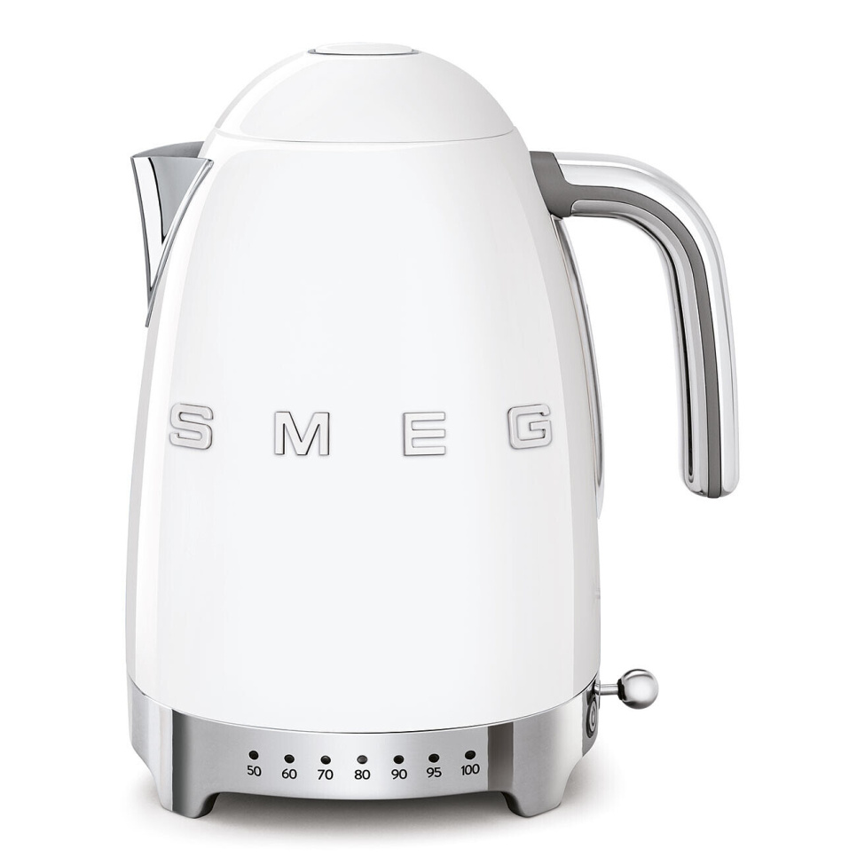 Vedenkeitin lämpötilan säädöllä, valkoinen - Smeg ryhmässä Keittiökoneet / Kuumenna & kypsennä / Vedenkeittimet @ KitchenLab (1984-24979)