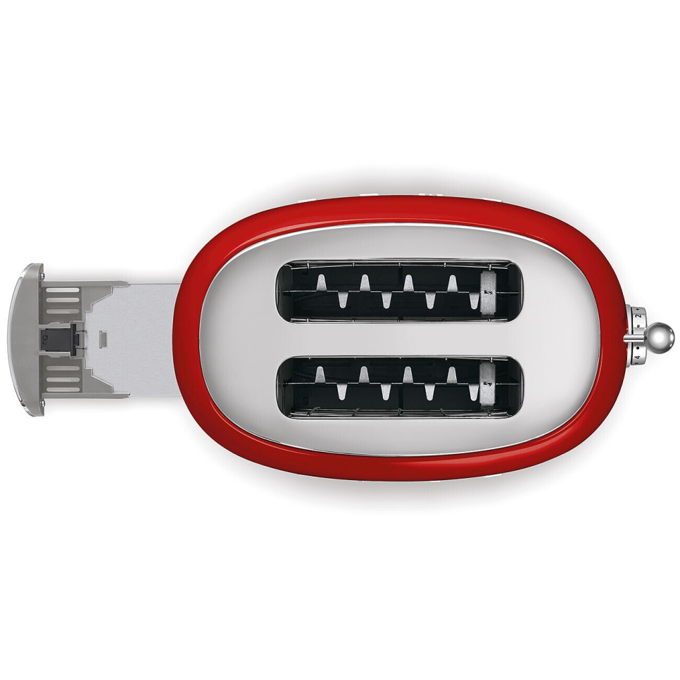 Leivänpaahdin, 2 levyä, punainen - Smeg