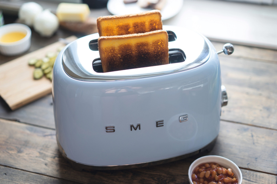 Leivänpaahdin, 2 levyä, pastellinsininen - Smeg Leivänpaahdin, 2 levyä, pastellinsininen - Smeg