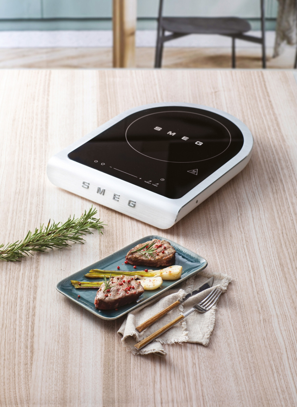 Induktiokeittotaso, valkoinen - Smeg