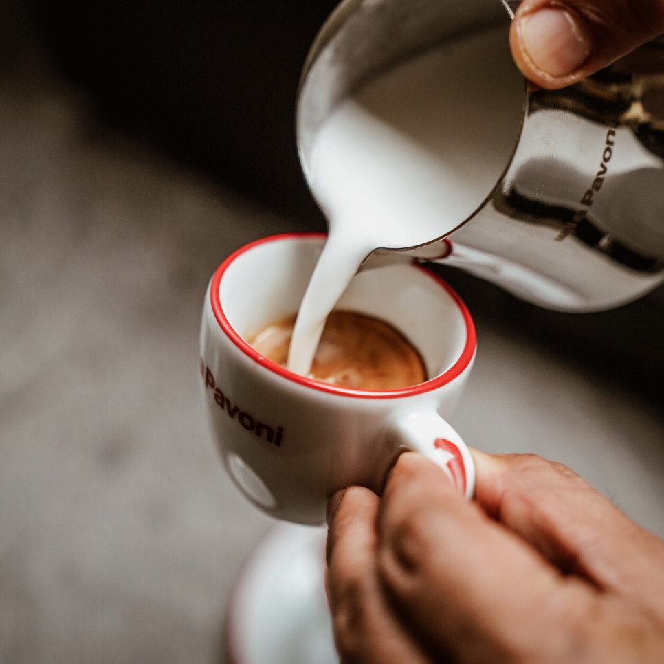 Espressokupit ja lautaset, 6-pack - La Pavoni