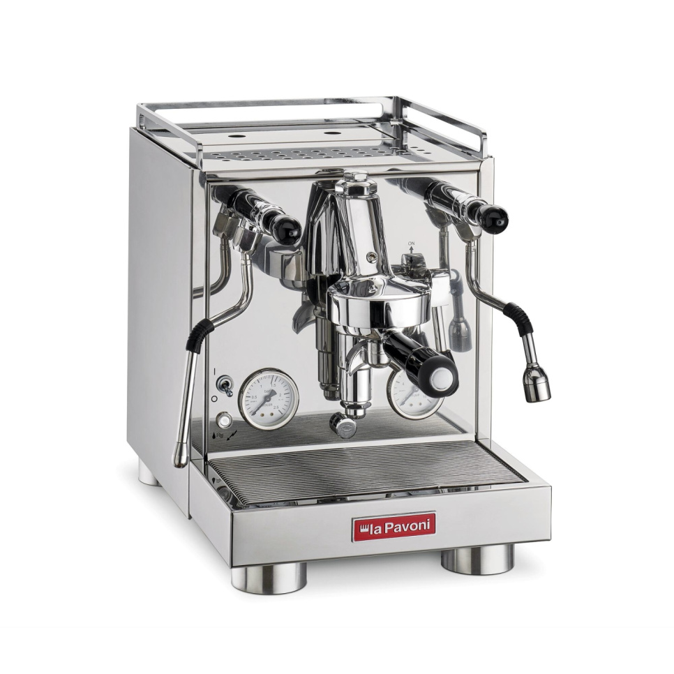 Espressokone Cellini Evoluzione, kromi - La Pavoni ryhmässä Tee & Kahvi / Kahvinkeitto / Espressokeittimet @ KitchenLab (1984-31508)