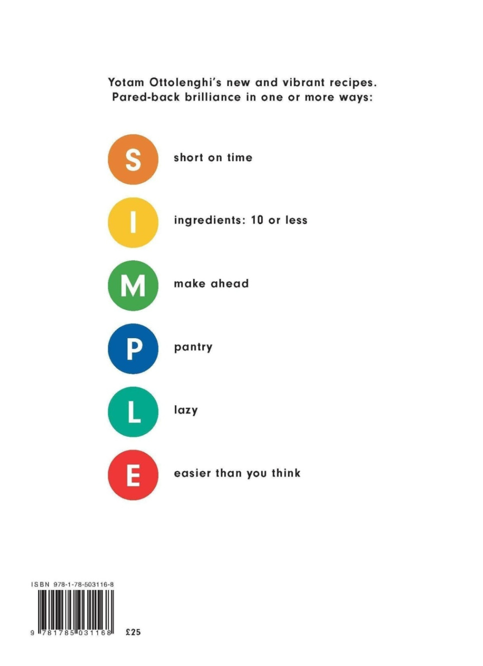 Ottolenghi Simple: A Cookbook av Yotam Ottolenghi