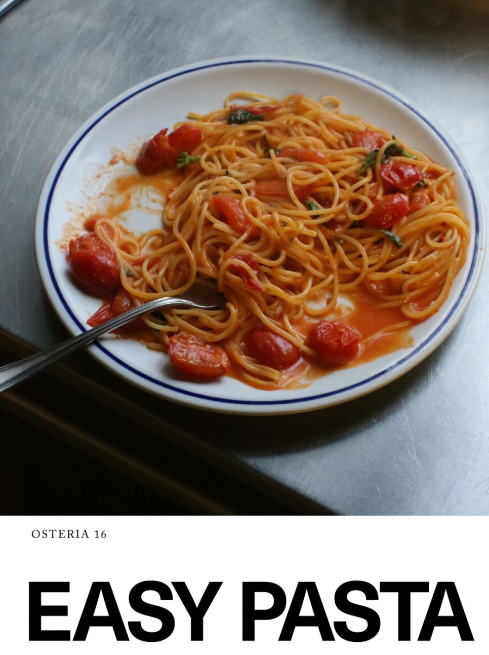 Easy Pasta - Osteria 16 ryhmässä Ruoanlaitto / Keittokirjat / Raaka aineet & Tekniikat / Pasta & Pizza @ KitchenLab (1987-35567)