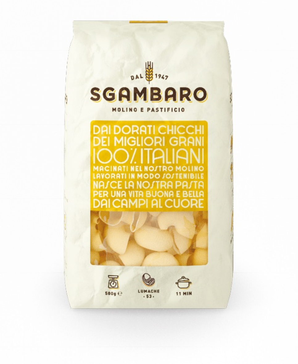 Lumache Linea Gialla Marco Aurelio, 500g - Sgambaro ryhmässä Ruoanlaitto / Tuontituotteet @ KitchenLab (2022-28325)