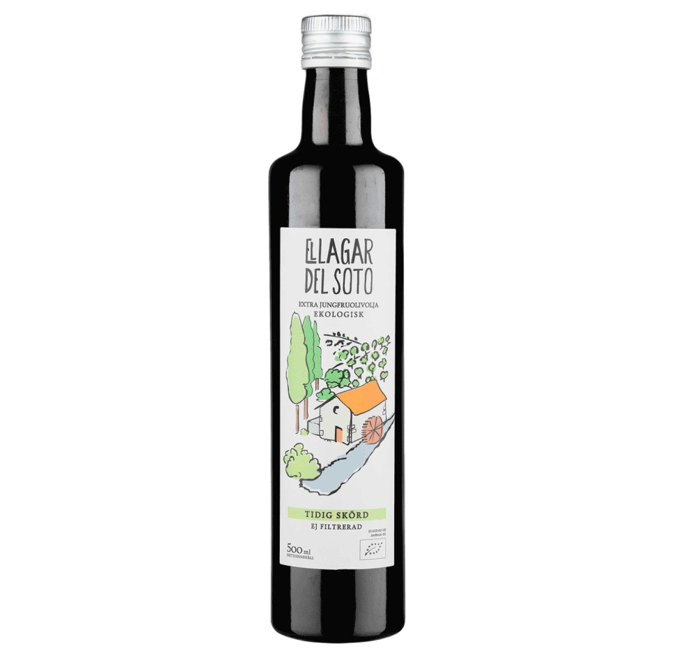 Luomu oliiviöljy, varhainen sato, 500 ml - Jacoliva Lagar del Soto ryhmässä Ruoanlaitto / Tuontituotteet @ KitchenLab (2042-25775)