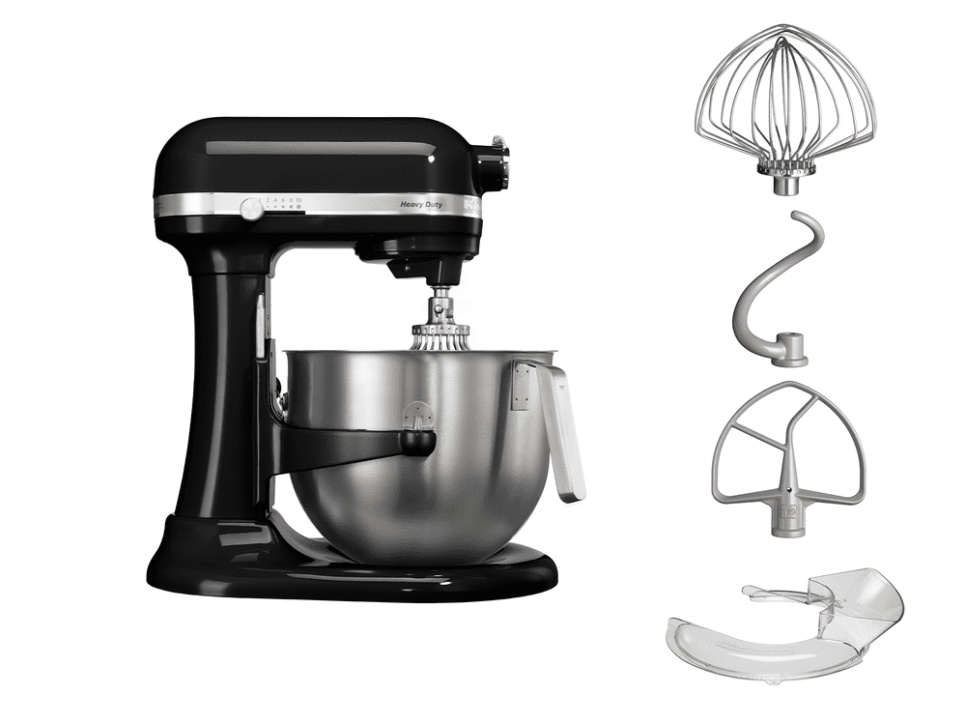 Yleiskone, Heavy Duty, 5KSM7591X, Onyx Black - KitchenAid ryhmässä Keittiökoneet / Sekoita & Pilko / Yleiskoneet @ KitchenLab (2069-26680)
