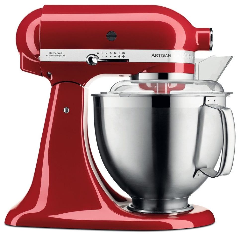 Yleiskone, Artisan 5KSM185PS, Empire Red - KitchenAid ryhmässä Keittiökoneet / Sekoita & Pilko / Yleiskoneet @ KitchenLab (2069-26682)