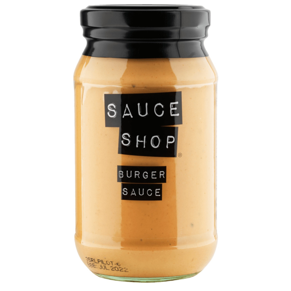 Hampurilaiskastike, 250g - Sauce Shop ryhmässä Ruoanlaitto / Tuontituotteet @ KitchenLab (2070-26818)