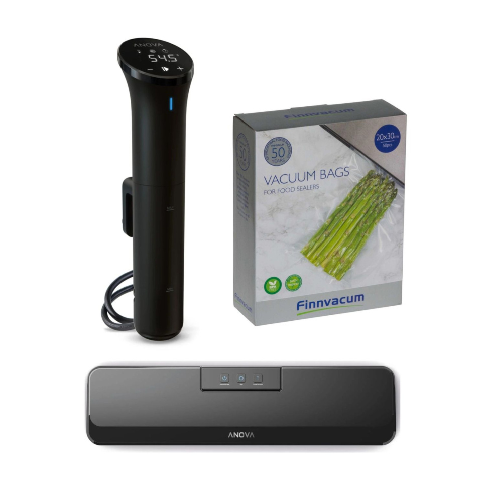 Sous Vide -Paketti, Anova Nano 2.0 / Anova Precision® - Anova ryhmässä Ruoanlaitto / Tyhjiökypsennys / Zip- & vakuumipussit @ KitchenLab (2075-36663)