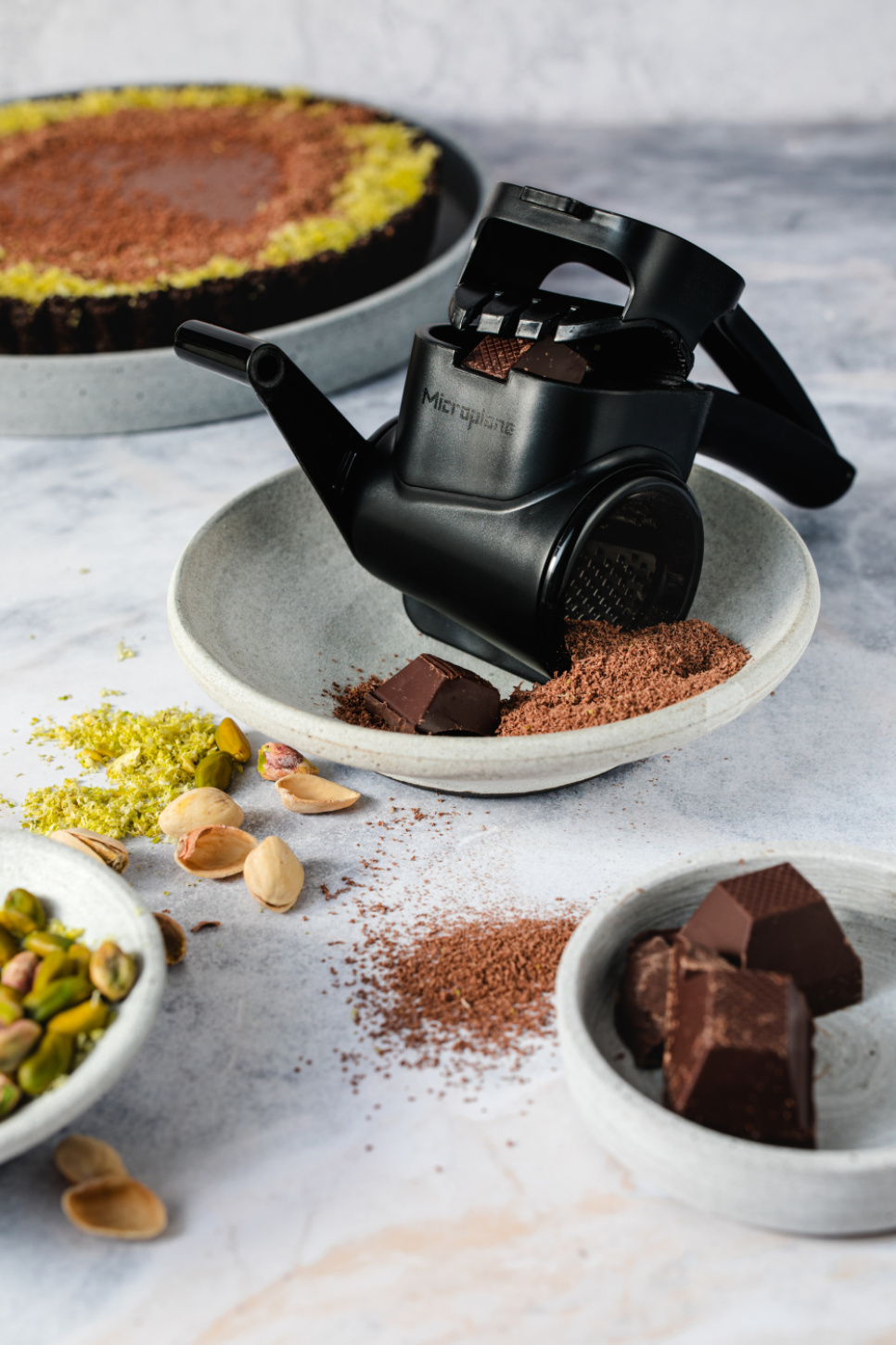 Pyörivä juustoraastin, parmesaaniraastin - Microplane