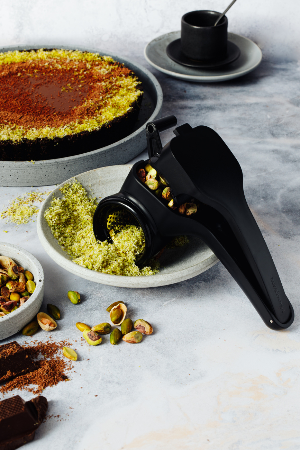 Pyörivä juustoraastin, parmesaaniraastin - Microplane