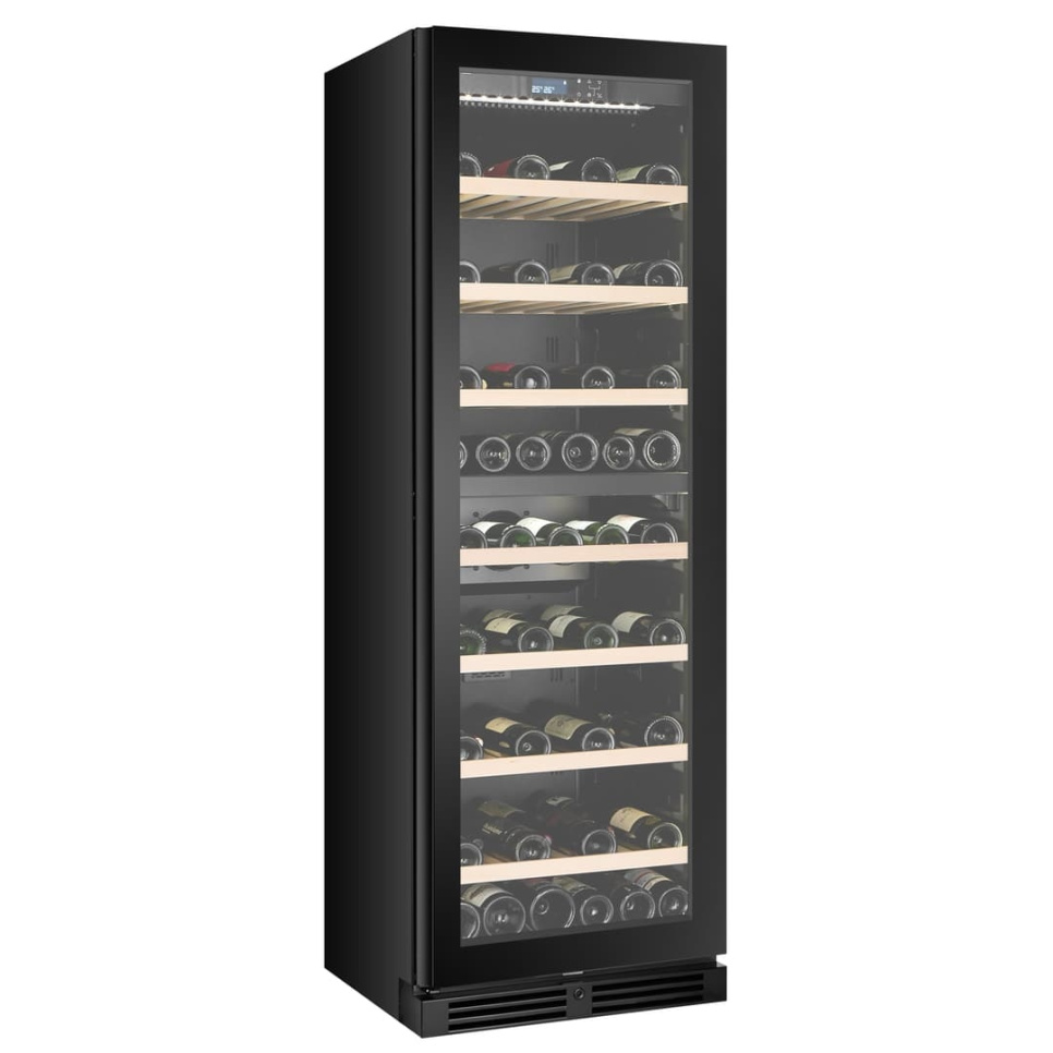 Viinikaappi Designline 180, Kaksi vyöhykettä, Musta - Vigneron