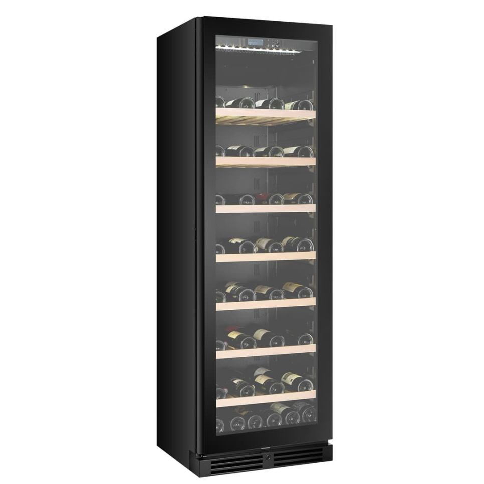 Viinikaappi Designline 180, Yksi vyöhyke, Musta - Vigneron