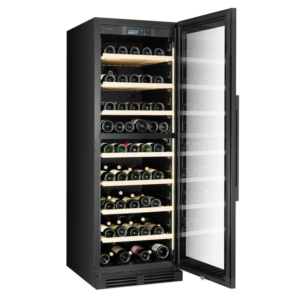 Viinikaappi Storage 170, Kaksi vyöhykettä, Musta - Vigneron