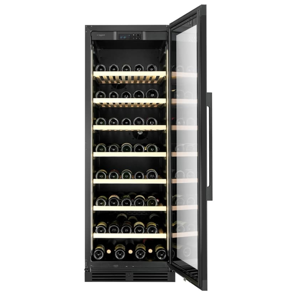Viinikaappi Storage 170, Yksi vyöhyke, Musta - Vigneron