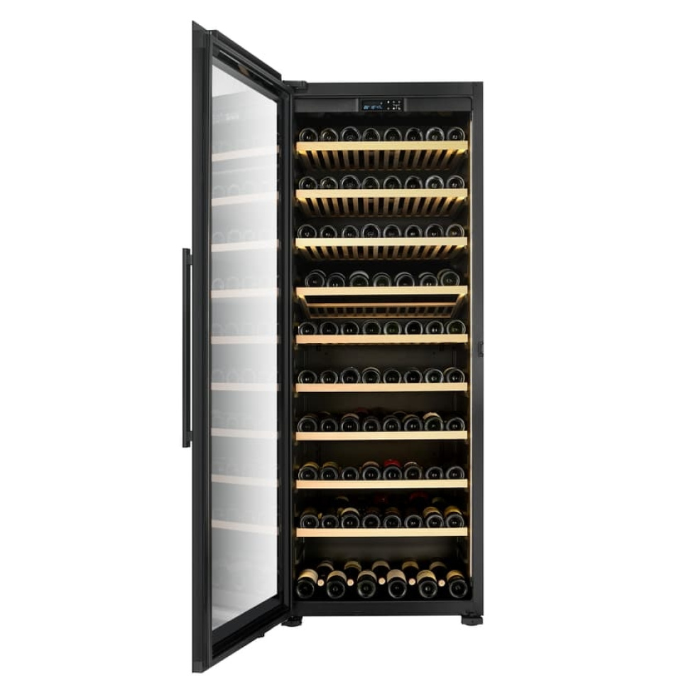 Viinikaappi Storage 200, Yksi vyöhyke, Musta, Vasen - Vigneron